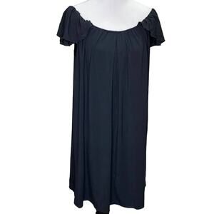 Naked Princess Amanda Tulip Sleeve Black Dress NWT